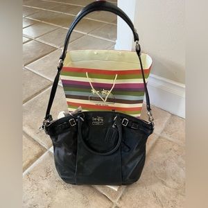 Leather Shoulder/handle handbag NWT